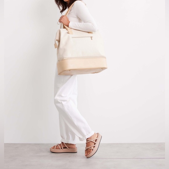 BEIS Handbags - BEIS THE MINI WEEKENDER IN BEIGE NWT